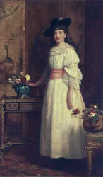 Gertrude Vanderbilt Whitney av John Everett Millais (1829–1896)