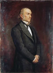 Portrett av William Ewart Galdstone (1809-1898) 1879