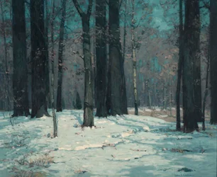Woods in Winter, ca. 1912.