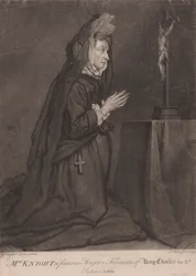 Mrs. Knight en berømt sangerinne og favoritt til kong Charles II