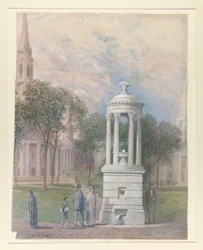 Bennett Fountain på New Haven Green