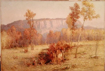 East Rock, New Haven, ca. 1901 (olje på lerret)