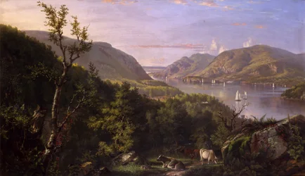 Utsikt over høylandet fra West Point, 1862