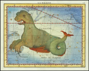 1776 - John Flamsteed - The Whale (Cetus)