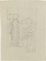 Beggars at a Door (Studie for Yarborough-monumentet)