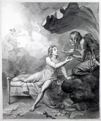Thomas Chatterton mottar en skål med gift fra Fortvilelsen