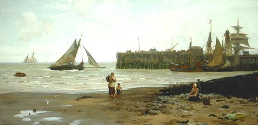 Lavvann, Whitstable Harbor