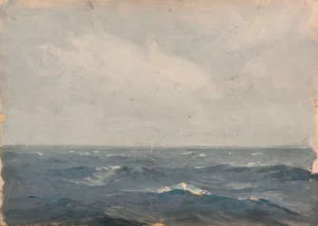 Sjølandskap, ca. 1900 (olje på lerret)