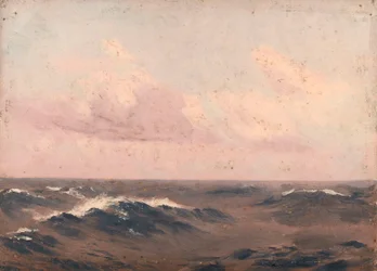 Sjølandskap, ca. 1900 (olje på lerret)