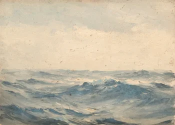 Sjølandskap, ca. 1900 (olje på lerret)