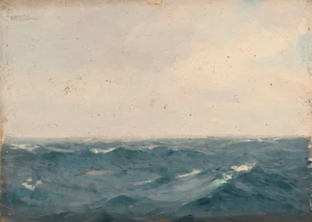 Sjølandskap, ca. 1900 (olje på lerret)