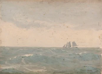 Sjølandskap, ca. 1900 (olje på lerret)
