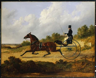 "Confidence", tegner en spillejobb drevet av en brudgom, 1842