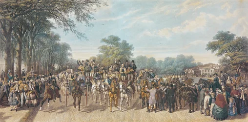 Tilbake fra derbyet, 1862
