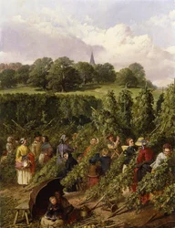 Humleplukkerne, 1855