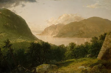 Hudson River Scene, 1857.