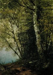 Study of Beeches, 1872.