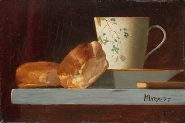 Frokost, ca. 1890-tallet (olje på akademitavle)