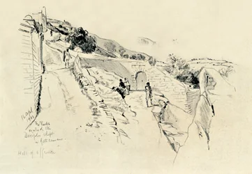 På Oljeberget, hvor disiplene sov under lidelsen i hagen, 1902.