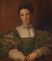 Portrett av en dame, etter Sebastiano Del Piombo