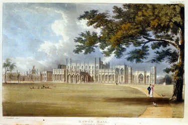 Eaton Hall, Entrance Front, fra Ackermanns 