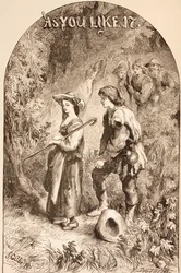 Illustrasjon for As You Like It, fra 