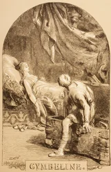 Illustrasjon for Cymbeline, fra 