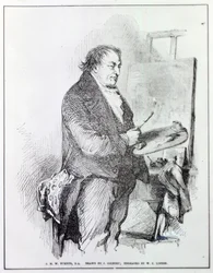 Joseph Mallord William Turner, gravert av W.J. Linton, ca. 1837 (gravering)