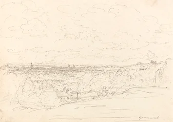Fjern utsikt over Greenwich