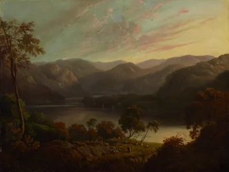 Landskapsutsikt i Cumberland