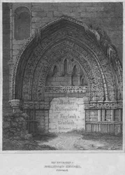 Vestinngang til Holyrood Chapel, Edinburgh, 1814