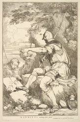 Banditti tar sitt innlegg fra femten etsninger dedikert til Sir Joshua Reynol..., 8. desember 1778.