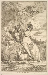 Pastoral fra femten etsninger dedikert til Sir Joshua Reynolds, 8. desember 1778.