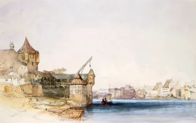 Utsikt i Basel, 1842.