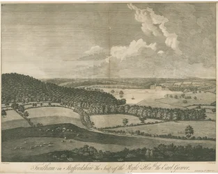 Trentham Hall: gravering, nd [c 1751]