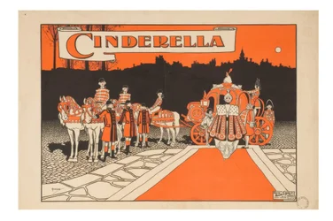 "Askepott" / J. Hassall / Plakat, 1897-98