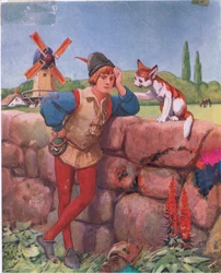 Dick Whittington og katten hans (litho)
