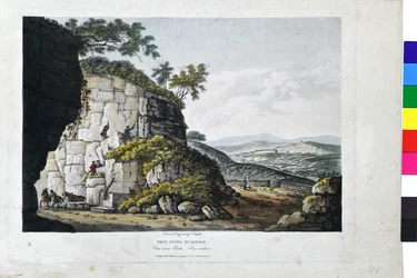Gratis steinbrudd. Utsikt nær Bath, Somersetshire