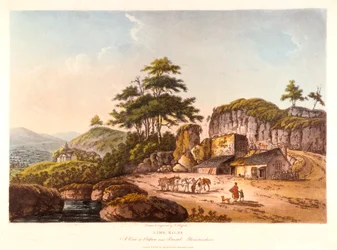 Limeovner. En utsikt ved Clifton nær Bristol, Gloucestershire, 1798.