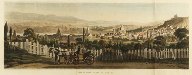 Panoramautsikt over Tiflis, 1827