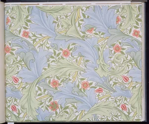 Granville tapet, designet av John Henry Dearle (1860-1932) for Morris and Company, 1896