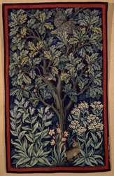 Hen Pheasant, laget av Morris & Co. 1917 (teppe)