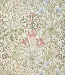 Persisk tapet, designet av John Henry Dearle (1860-1932) for Morris and Company
