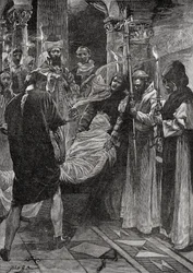The Burial of King Ethelbert of Kent, fra boken 