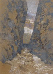 En fjellkløft