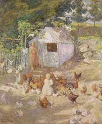 Barnegård, ca. 1890-1900