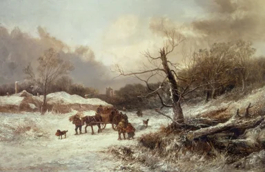 Vinter på grensen til Sherwood Forest