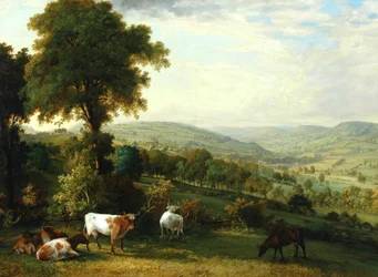 Utsikt over Shibden-dalen