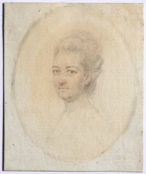 Portrett av en kvinne, ca. 1775.