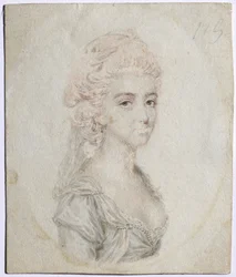 Portrett av en kvinne, ca. 1776.